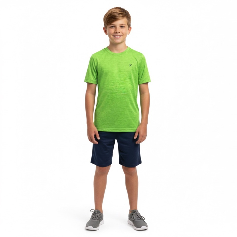 Old Navy Drifit Activewear Neon Green Athletic Short Sleeved Shirt, Preloved